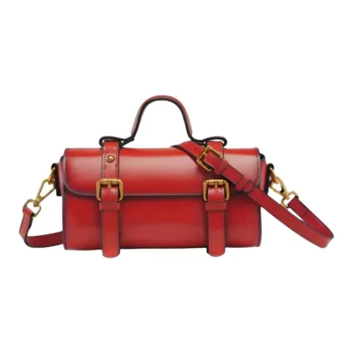 DEERE JACK Корова Спилок Сумка через плечо Мини Женская Бургунди