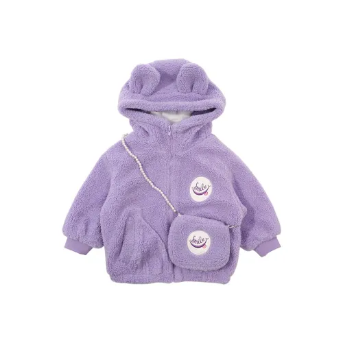 RHOBESAM Chubby Ding Смайлик Флисовый Свитер 1 Фиолетовый Предшкольные Куртки