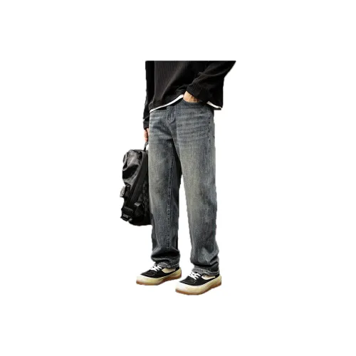 LUJIEBANG Синий Мужской Джинсы