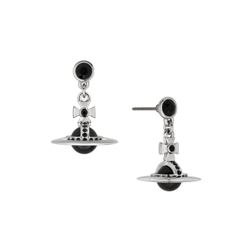 Vivienne Westwood Brass Earrings Унисекс Silver Black