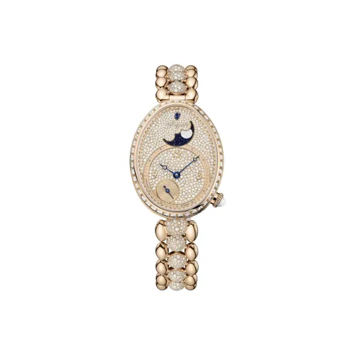 Breguet Автоматический Механический Механизм Женские Часы REINE DE NAPLES 28,5 мм Серебряные