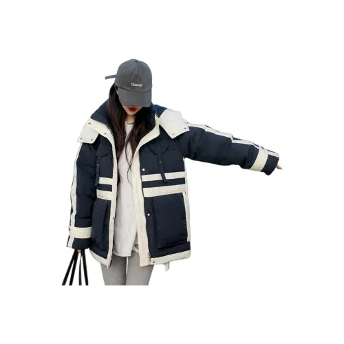 Lan Miao Синий Женские Пуховики