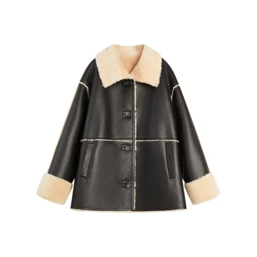 ELLE Черный Женские Меховые изделия