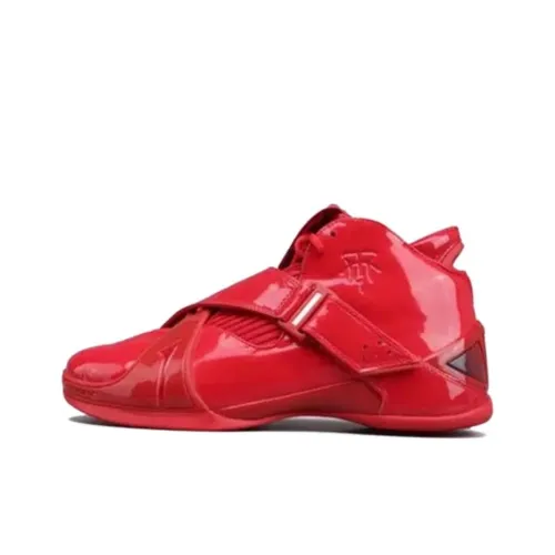 Adidas T Mac 5 Амортизация Устойчивость к истиранию и Упругие свойства Баскетбольные кроссовки Унисекс Красный