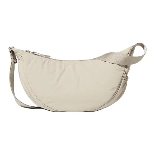 UNIQLO Сумка через плечо из нейлона мини-сумка унисекс бежевого цвета