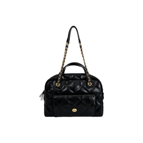 URBAN REVIVO Искусственная кожа Одно плечо Сумка Стандартная Женская Черная