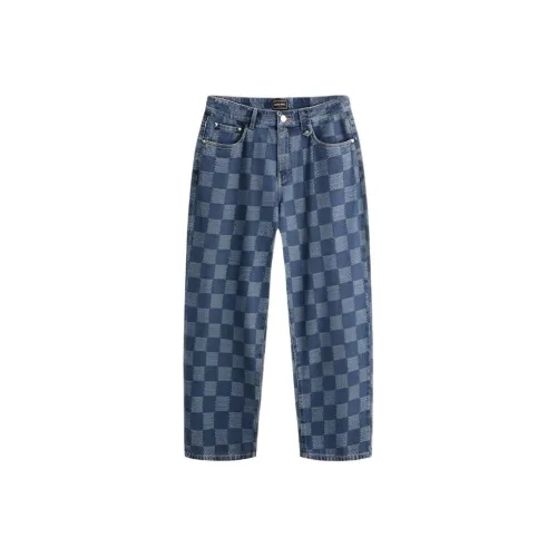 MANGANO Темно-королевский синий Мужские Джинсы