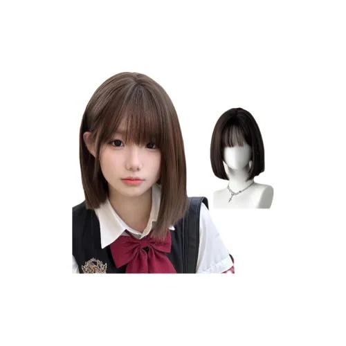 UMIFFA Интернет Знаменитость Лолита с Боковой стороны Заплетенные Bangs Короткие волосы Женская Перука Высокая Температура Пряжа