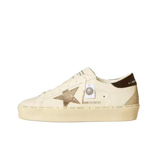 Swarovski x Golden Goose Hi Star Low Топ Скейтборд Кроссовки Женские Белые