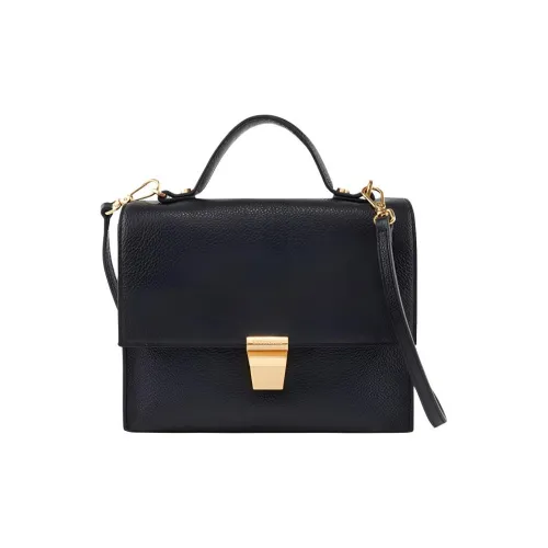 COCCINELLE Сумка из коровьей кожи с одним плечевым ремнем докторская сумка маленькая женская черная