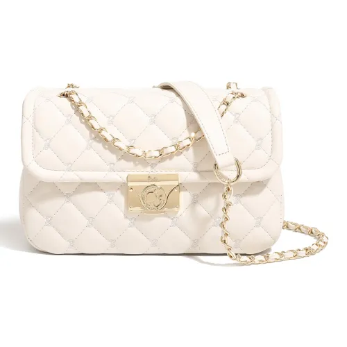 Барби Синтетическая кожа Сумка через плечо Женская Белая