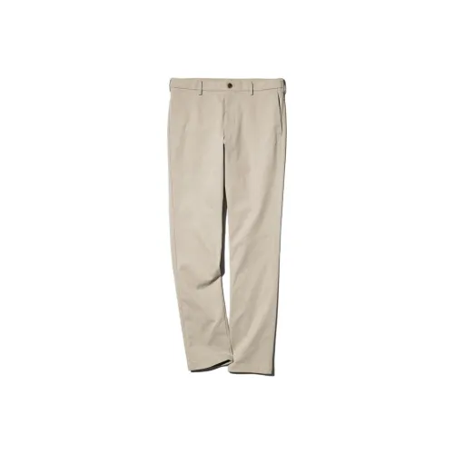 UNIQLO Темно-бежевые Мужские Повседневные Штаны