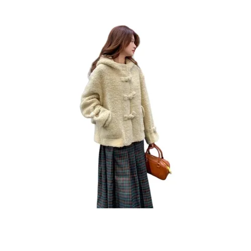 GUOZHEN Вельвет Feel Пальто Женское