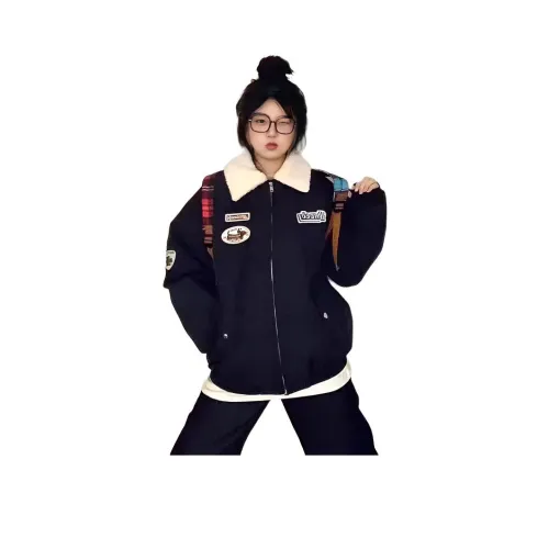 GUOZHEN Бейсбольная куртка Женская