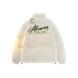 Белый хлопковый пуховик