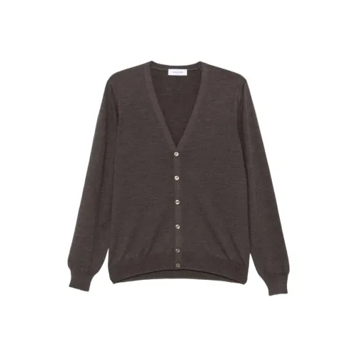 Gran Sasso Кофейный Коричневый Мужской Трикотаж