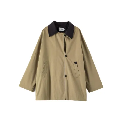 Late White Хаки Женская тренч