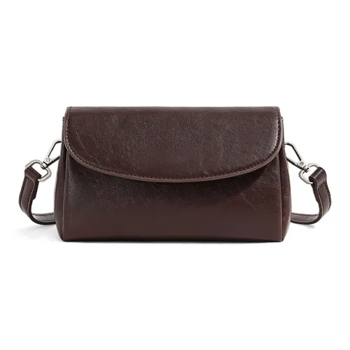 MILLIE'S Сумка через плечо из коровьей кожи стандартная женская кофейного цвета