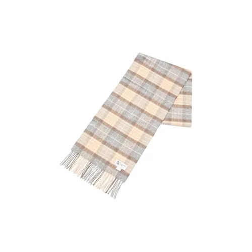 JOHNSTONS OF ELGIN Кашемир Вязаные Шарфы Женские CAMEL Серый