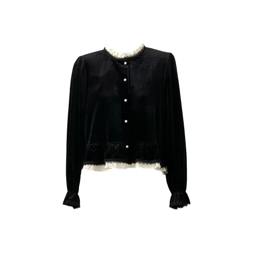 Udon House Черный Женский Короткий Топ