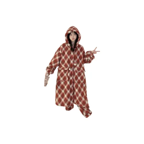 TELENT Красный Женские Банные халаты