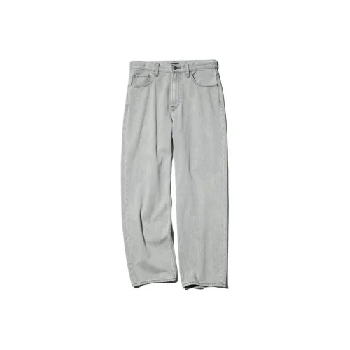 UNIQLO Светло-серые унисекс джинсы