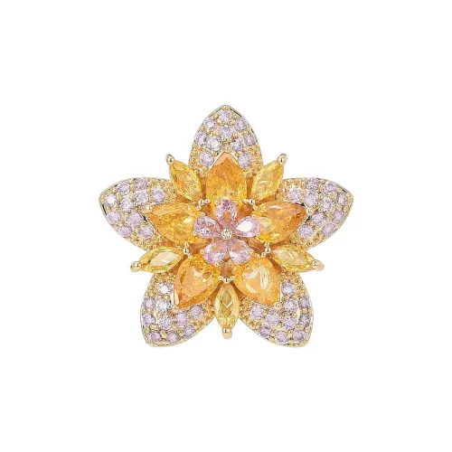 Listen to the flowers bloom Сплав Броши Женские