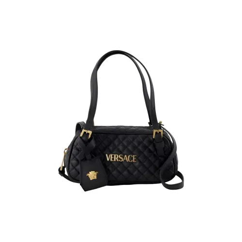 VERSACE Сумка из коровьей кожи Mini Женская Черная