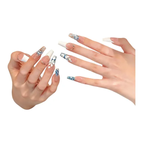 RUIJIN Осветляющий Летний Премиум Ручной Работы Западный Стиль Instagram Наклейки для Ногтей Фальшивые Лаки