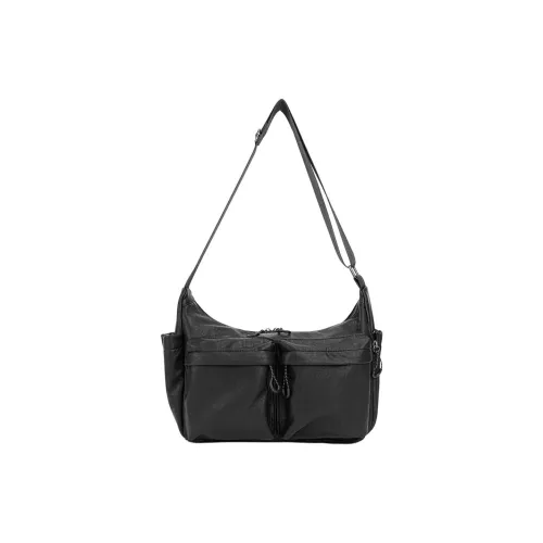 VIHUS Кожа Сумка через плечо Стандартная Унисекс Черная