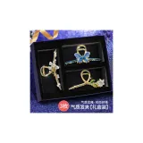 TD02 Камелия Бабочка Акула Заколка для волос Набор из трех предметов