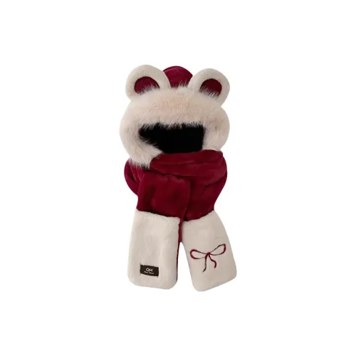 PISHUSHU Полиэстер Капюшоны и Плюшевые Шапки Унисекс