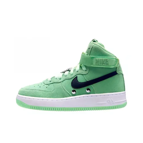 Nike Air Force 1 Slip-Resistant Shock Absorbers High Top Скейтборд Кроссовки Unisex Green