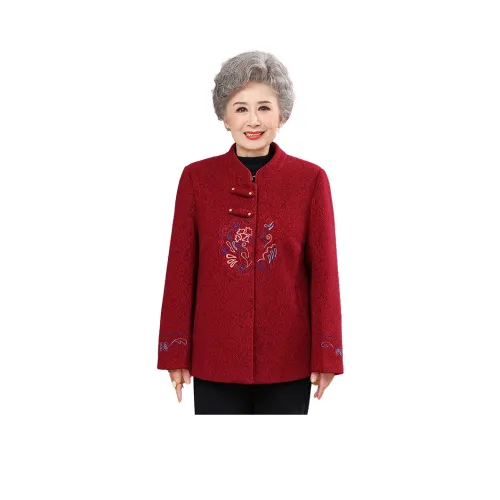 Shuhao Bai Красный Женские Средний Aged Пожилой Топы