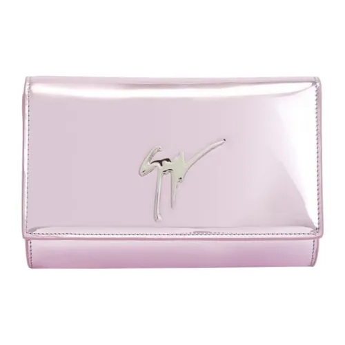 Giuseppe Zanotti GZ ПУ (полиуретан) с полиэстером клатч женский розовый