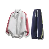 Белый, Фотиния, Серый + Темно-синий, Синий и Желтый, Полоски, K [С флисовой подкладкой, улучшенный]