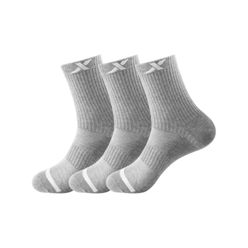 XTEP Осенние носки для бедра высокие унисекс упаковка из 3 пар