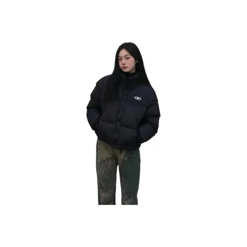 GUOZHEN Черный Женский пуховик