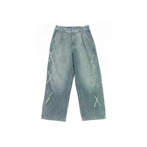 DITB Blue Unisex Jeans DITB Синий Унисекс Джинсы