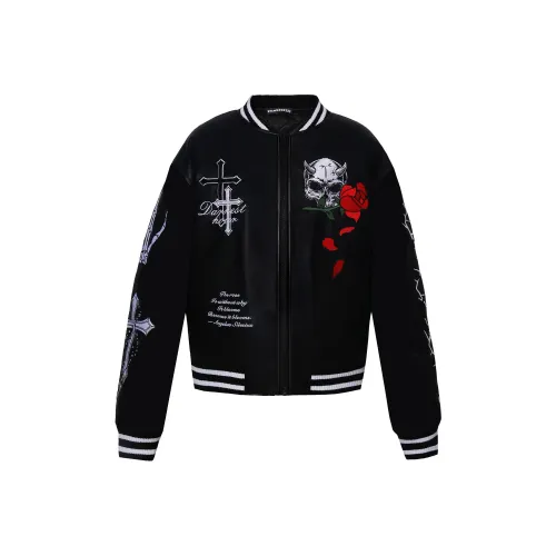 PHPA Черный Унисекс Бейсбольные Джерси