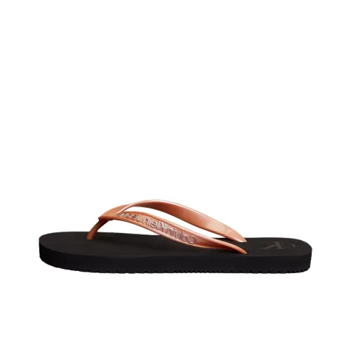 CKJ CALVIN KLEIN JEANS Шлепанцы Женские Оранжевые