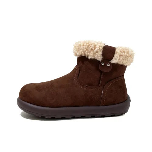 Happy Fish Термический Увеличивающий Высоту Устойчивый к Износу Противоскользящий Короткий Снегокат Женские