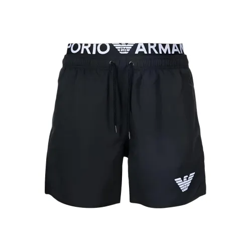 EMPORIO ARMANI SS22 Пляжные шорты Мужские Черные