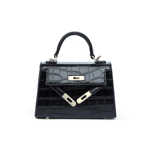 Younger Song Коровья кожа синтетическая кожа сумка стандартная женская черный белый