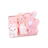 Шарф+Перчатка+Керамика Размер бюстгальтера+Кролик Плюшевый+Букет+Коробка