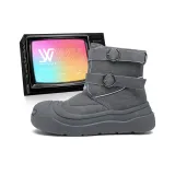 Серый с флисовой подкладкой