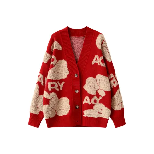 EMDPN Red Women's Coat EMDPN Красный Женский Пальто