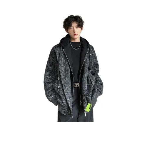 W7H1 Серый Унисекс Куртки