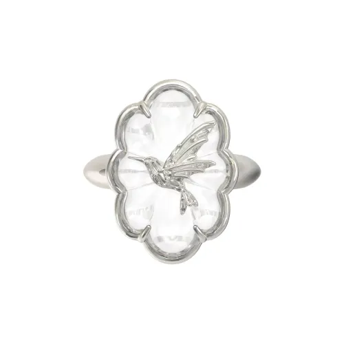 Mouhooland 925 стерлинговое серебро кольца с покрытием из белого золота унисекс