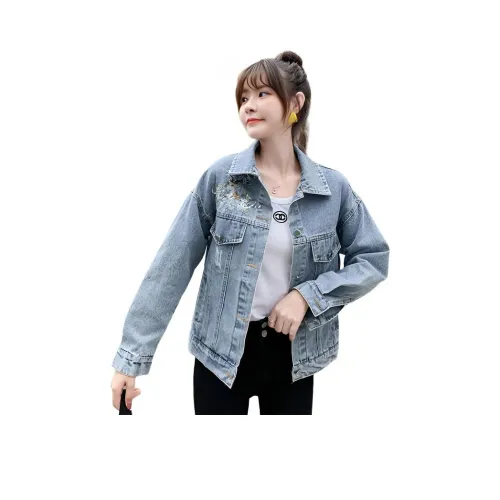 LADYXIEXIE Синий Унисекс Джинсовые куртки